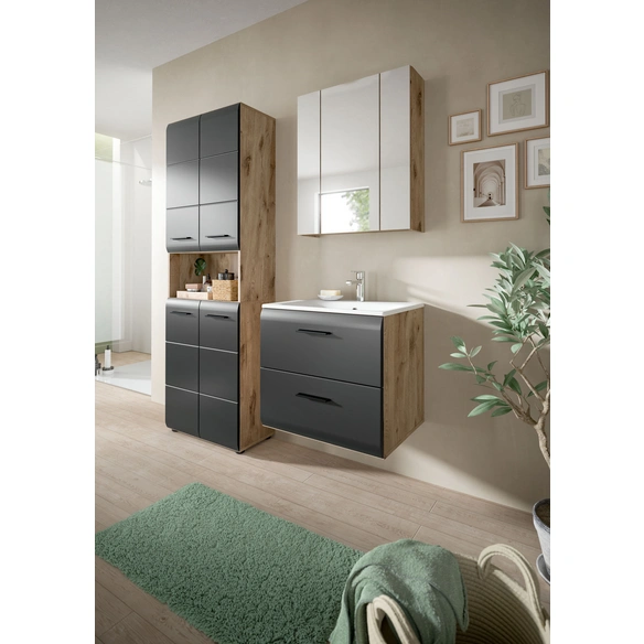 Badezimmerschrank, BxHxT: 60 x 55 x 46 cm