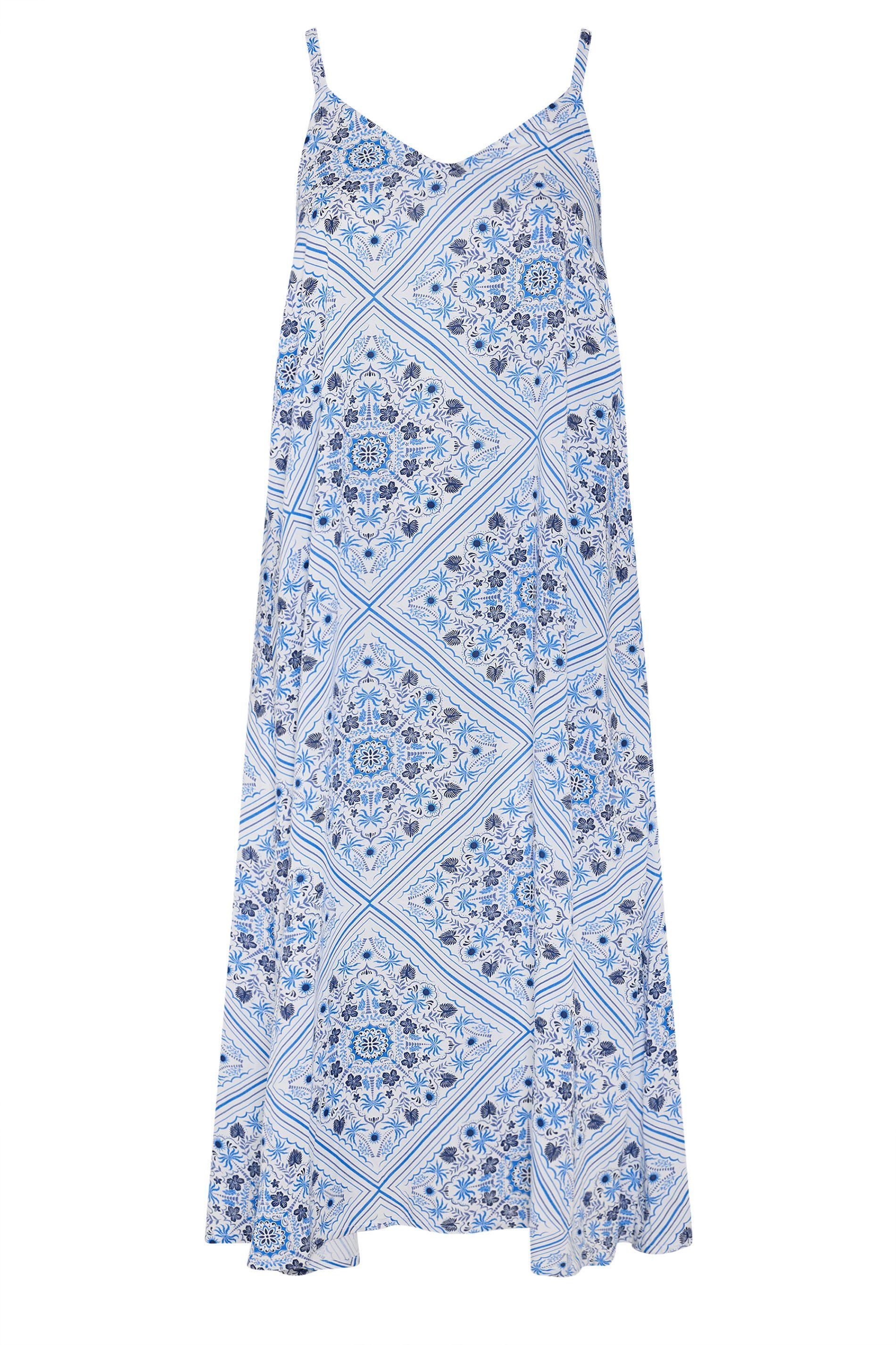 Yours Tile Throw On Maxi Dress