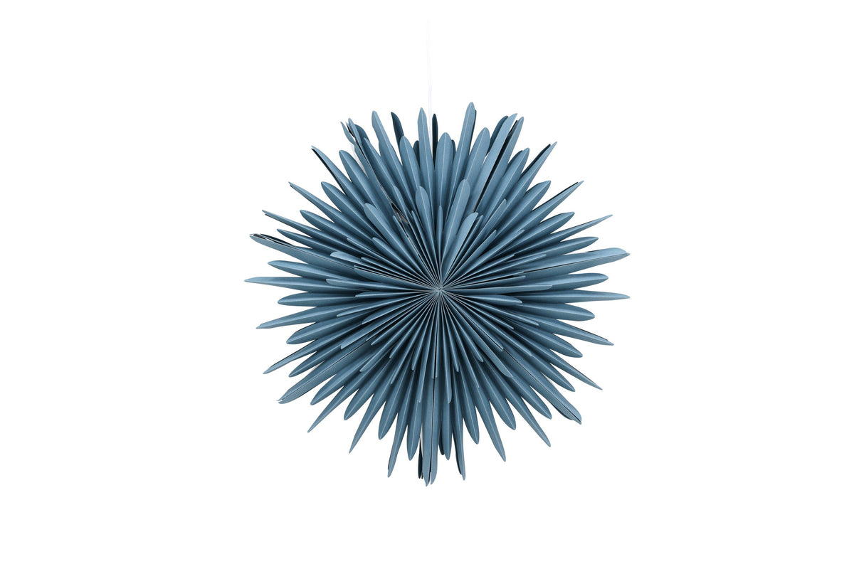 Rebellenclub Hanglamp Osaga - blauw - Ø 60 cm