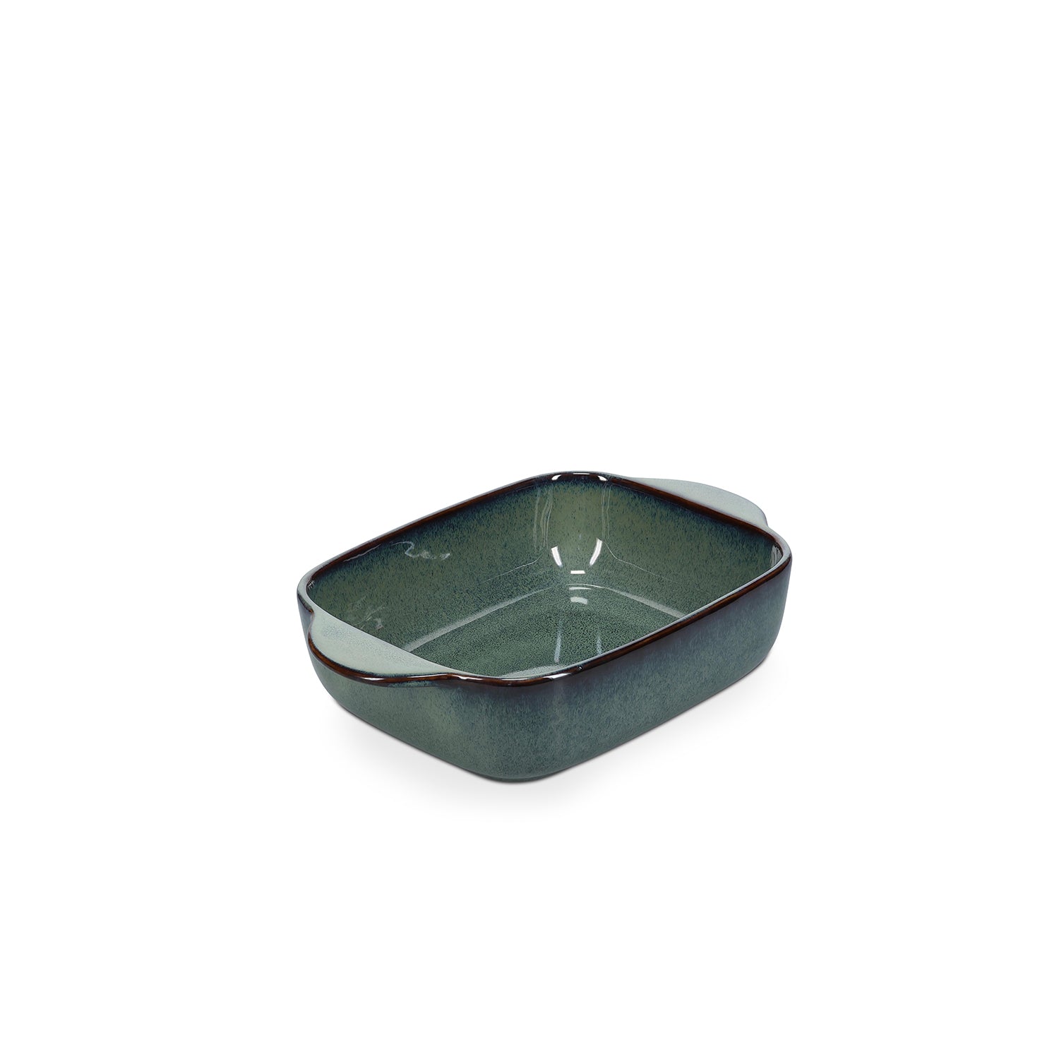 Salt & Pepper - Ovenschaal 25/19,5x16,5xH6cm groen/blauw Meridian