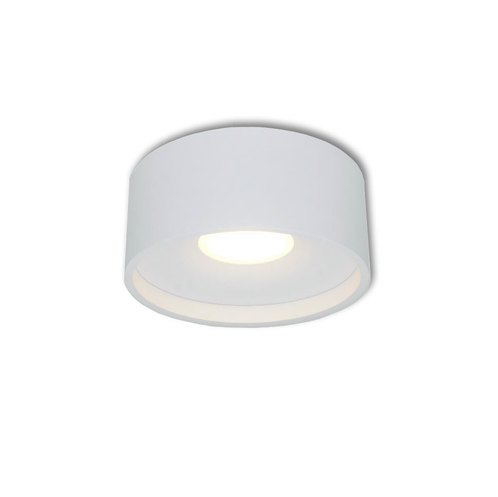 Artdelight plafondlamp Oran - 1 lichts - 12 x 5  cm - wit