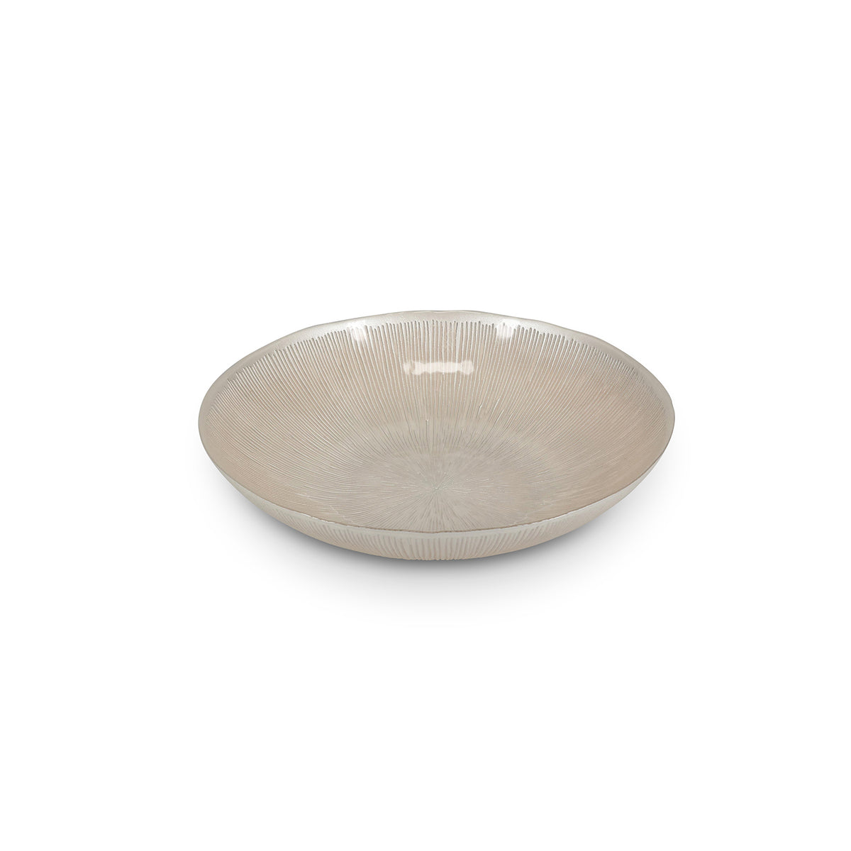 S|P Collection - Sierschaal 33xH6cm glas pearl Cosmo