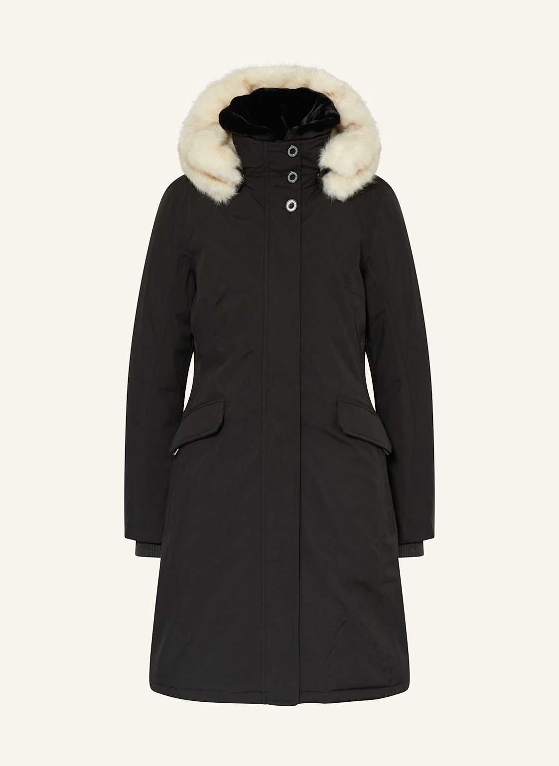 WELLENSTEYN Parka ENTERPRISE CLASSIC LONG mit DUPONT™ SORONA®-Isolierung und abnehmbarem Kunstfell