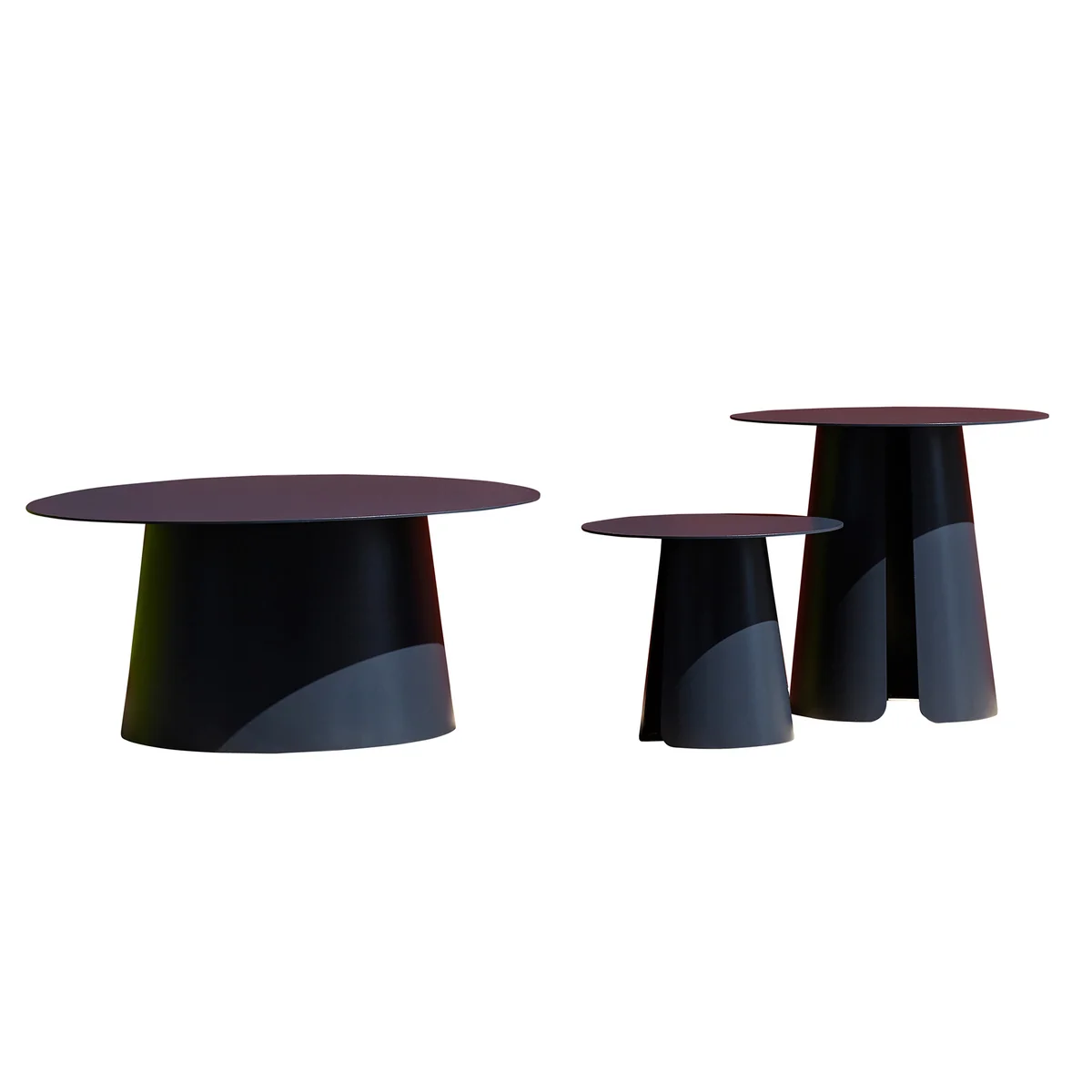 Jan Kurtz - Feel Beistelltisch, Ø 50 cm, anthrazit