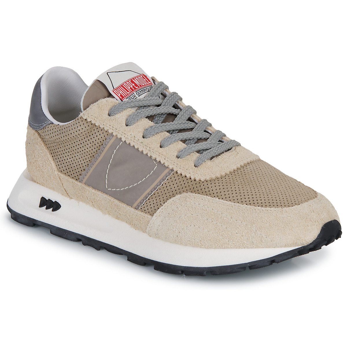 Philippe Model - TOUR LOW WOMAN - Beige / Grey