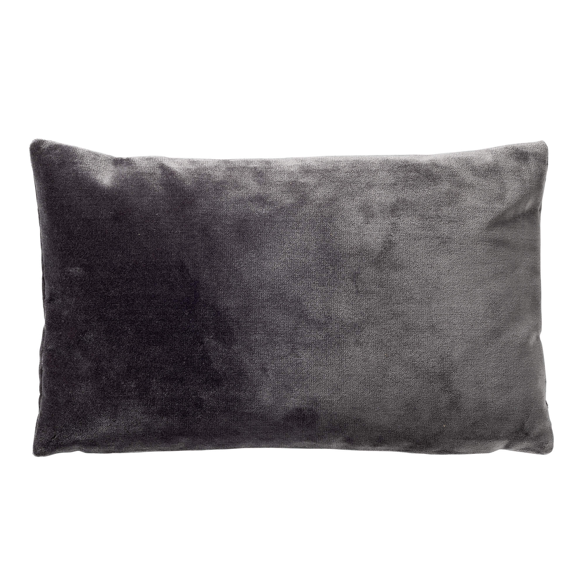 CELESTE | sierkussen 30x50 cm | Charcoal Gray | antraciet | Hoii | met duurzame kussenvulling