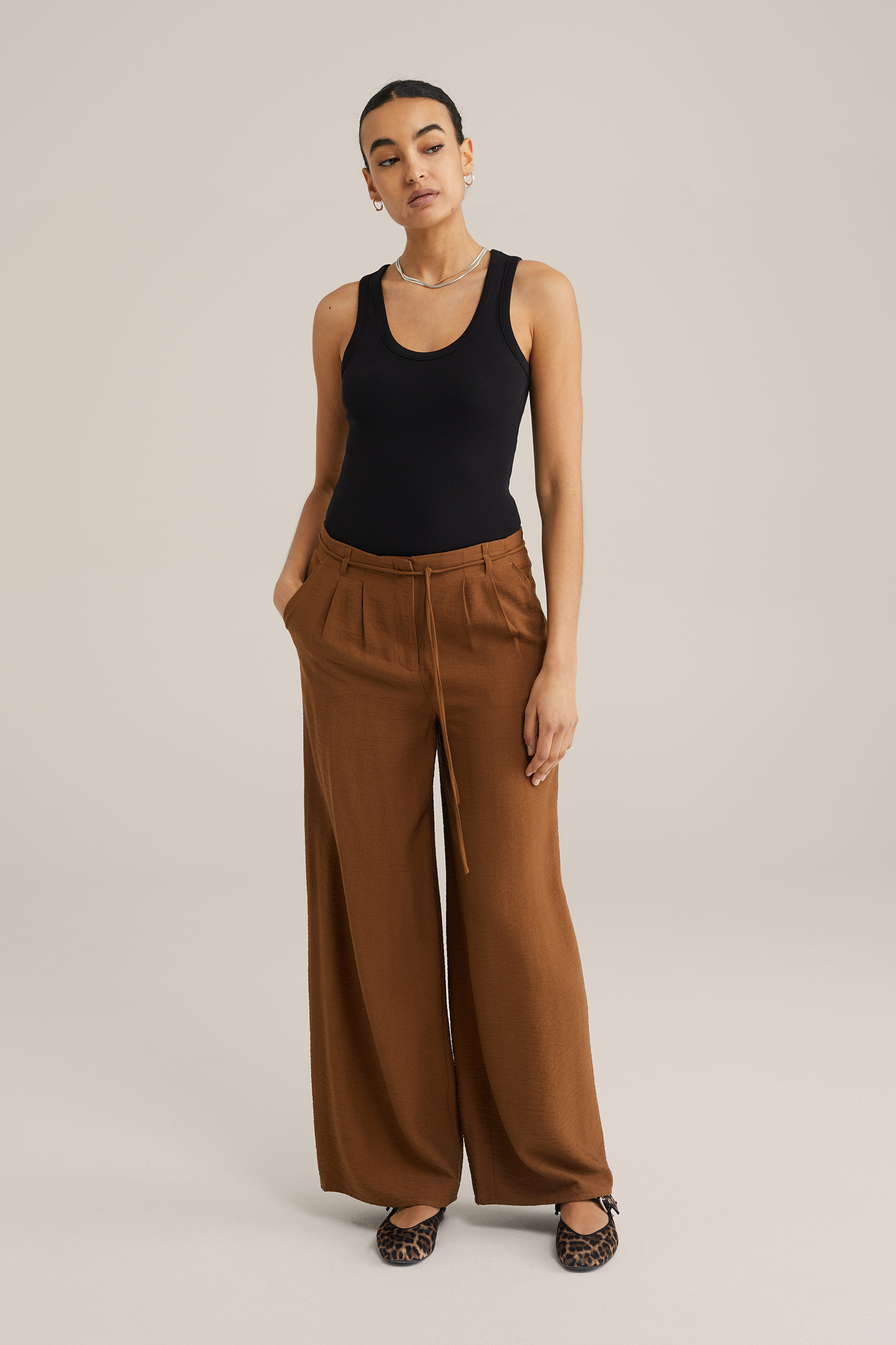 Dames singlet van katoen