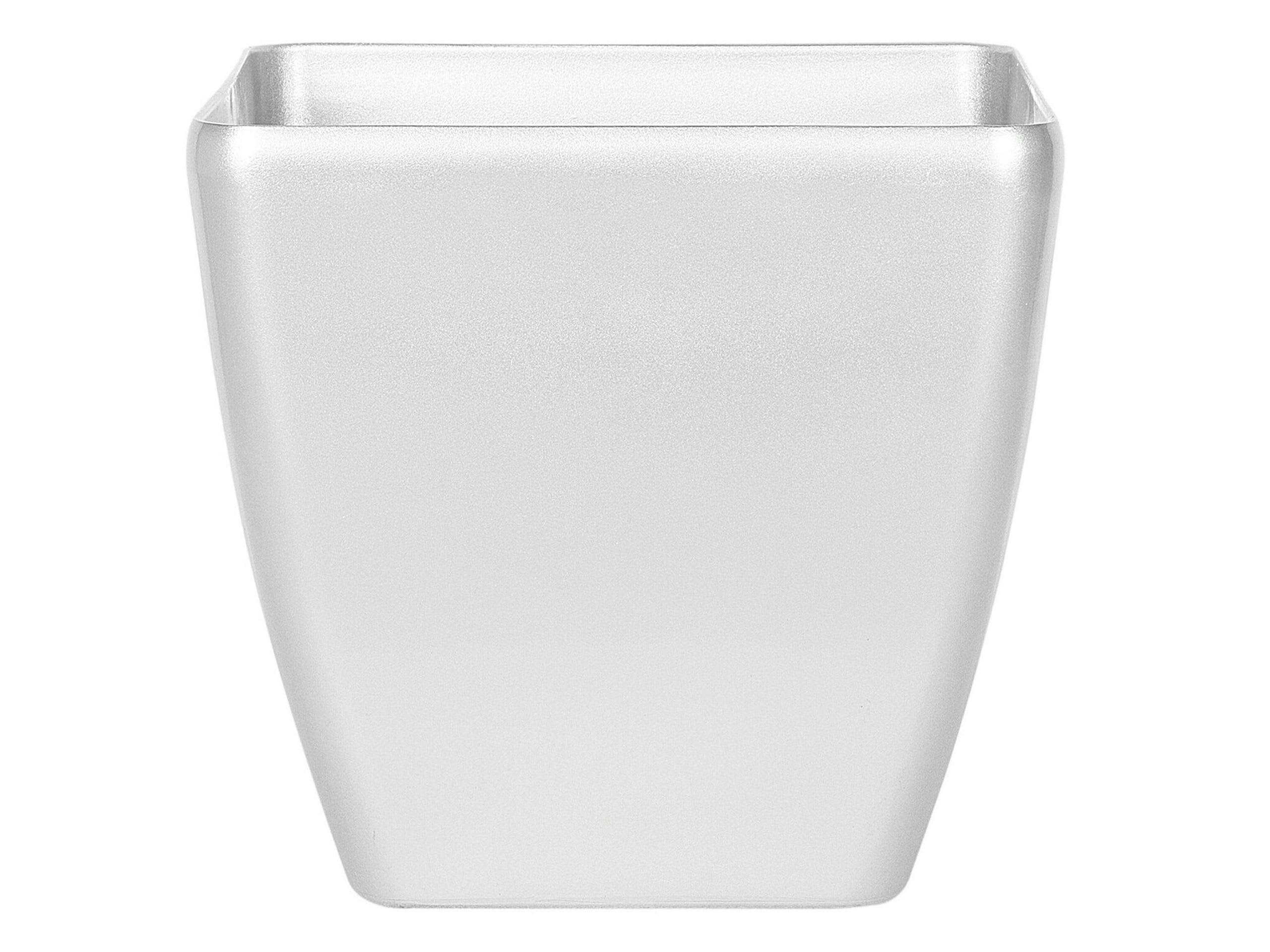 ASTRAS - Cache-pot d'extérieur en pierre argenté H34