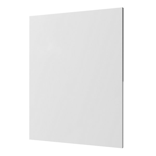 Joue de finition Stevia blanc brillant L. 60 cm x H. 71,5 cm Caraway Innovo GoodHome