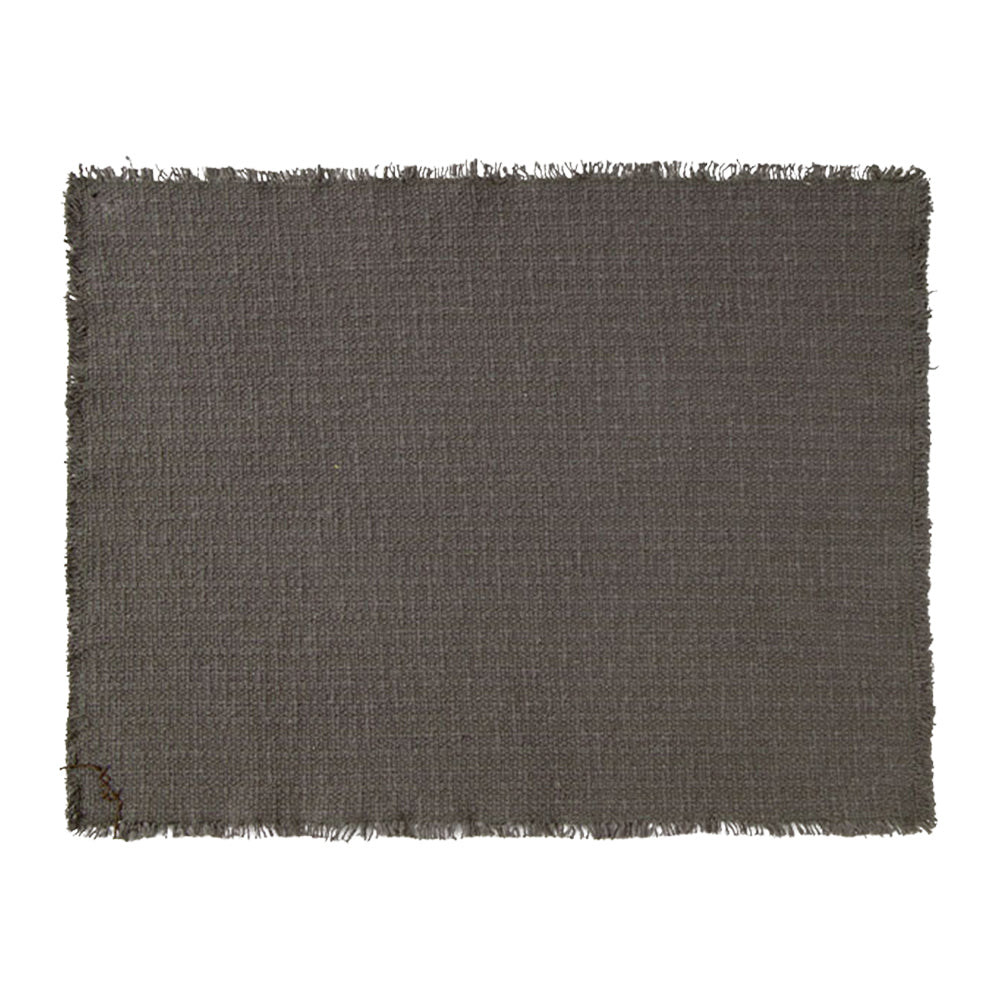 Lorena Canals Handloom Placemat - Set van 2 - Grijs