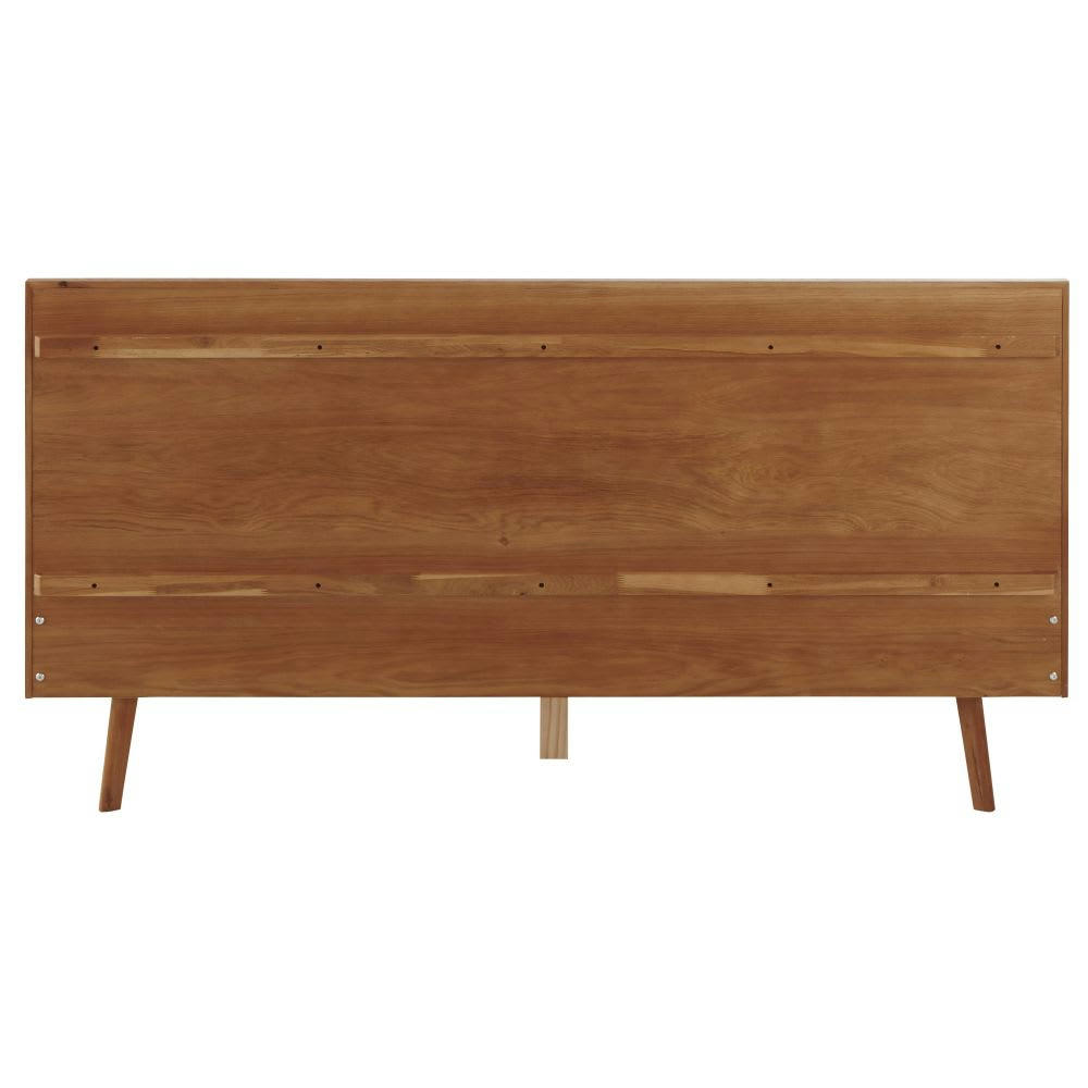 Portobello - Lit vintage 160x200 en bois de chêne massif