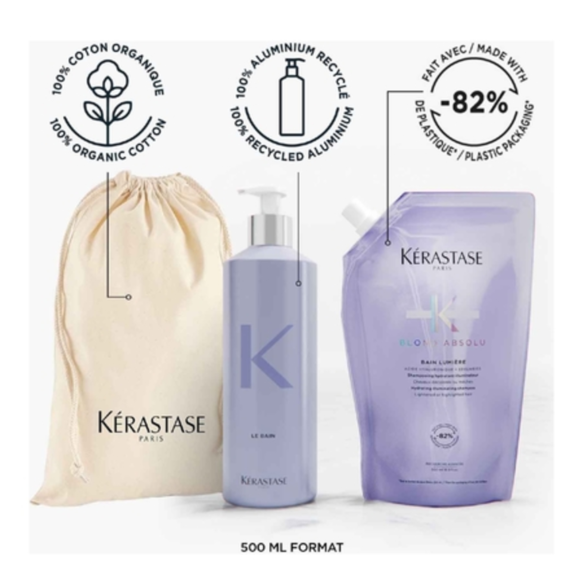 BLOND ABSOLUÉco-recharge shampoing bain lumière