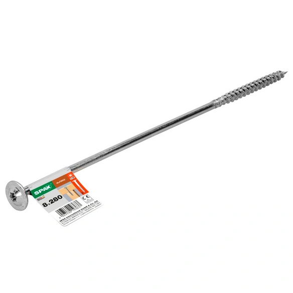 Holzbauschraube, T-STAR plus, T40, Stahl, 1 Stück lose, 8 x 280 mm