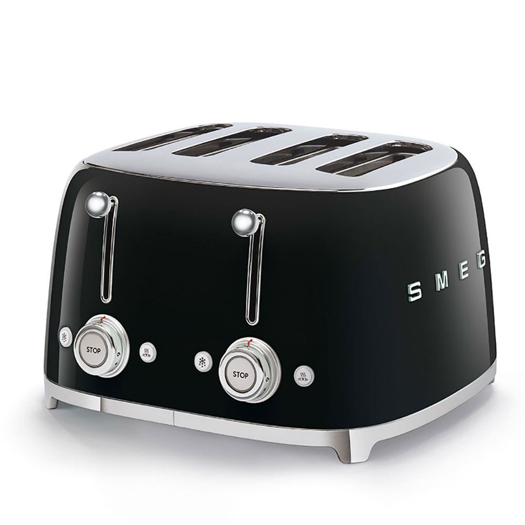 Smeg KLF05 & TSF03 Retro 50's Style Mini Kettle & 4-Slice Toaster Set