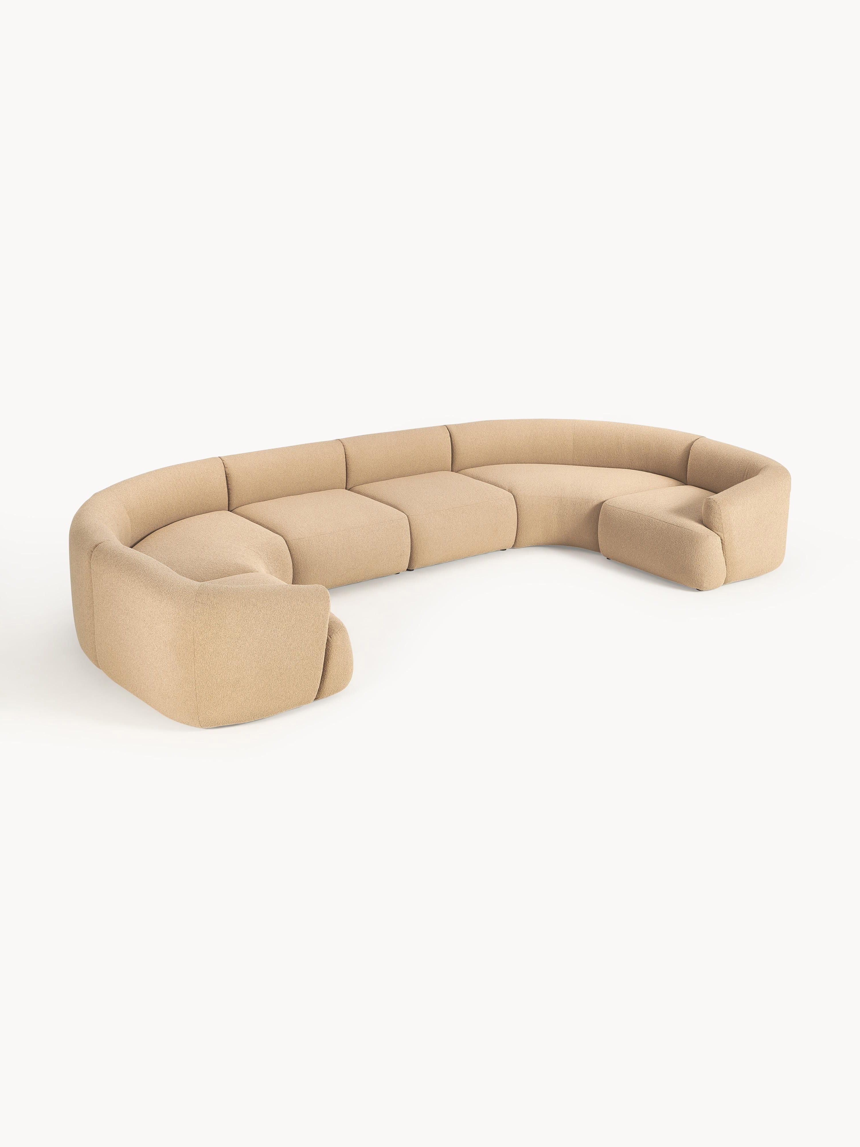 Modulares XL Bouclé-Sofa Sofia