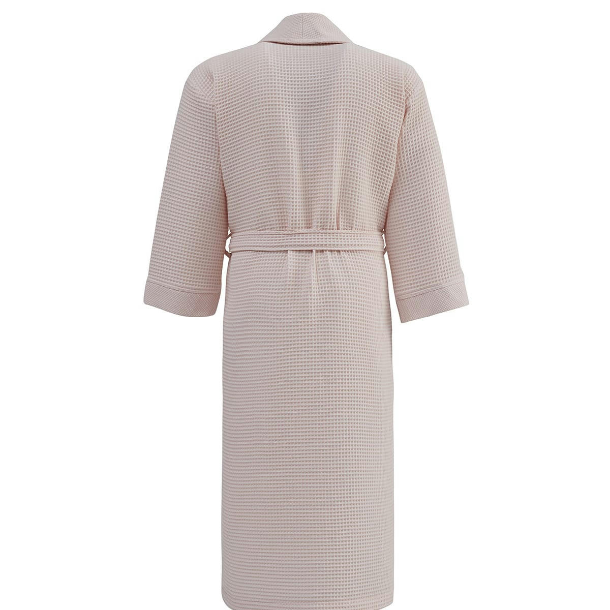 SPA - Peignoir long nid d'abeille col chale Petale S