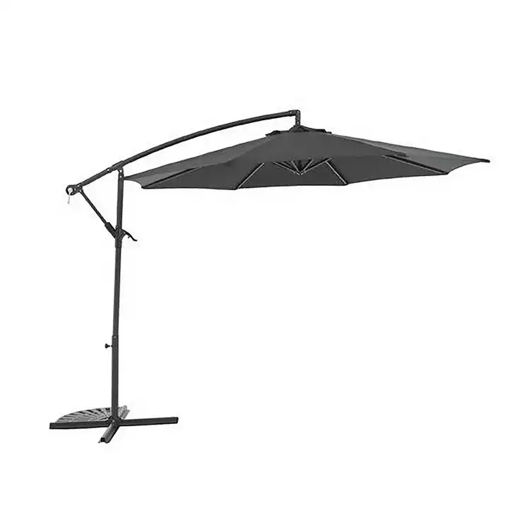 Habitat 2.5m Overhanging Garden Parasol - Black