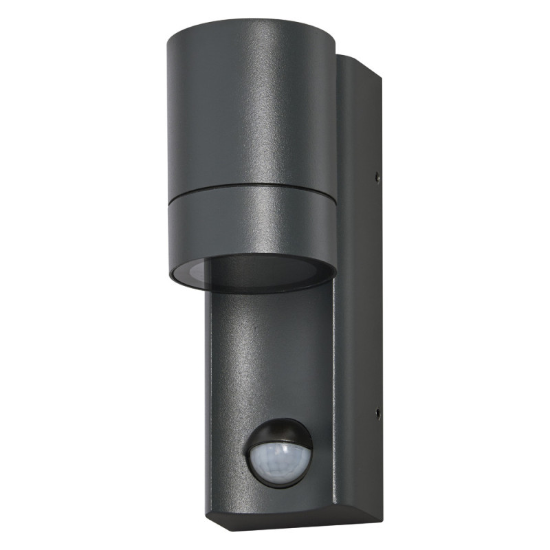 Applique extérieure Endura Isidor grise avec détecteur de mouvement GU10 35 W LEDVANCE