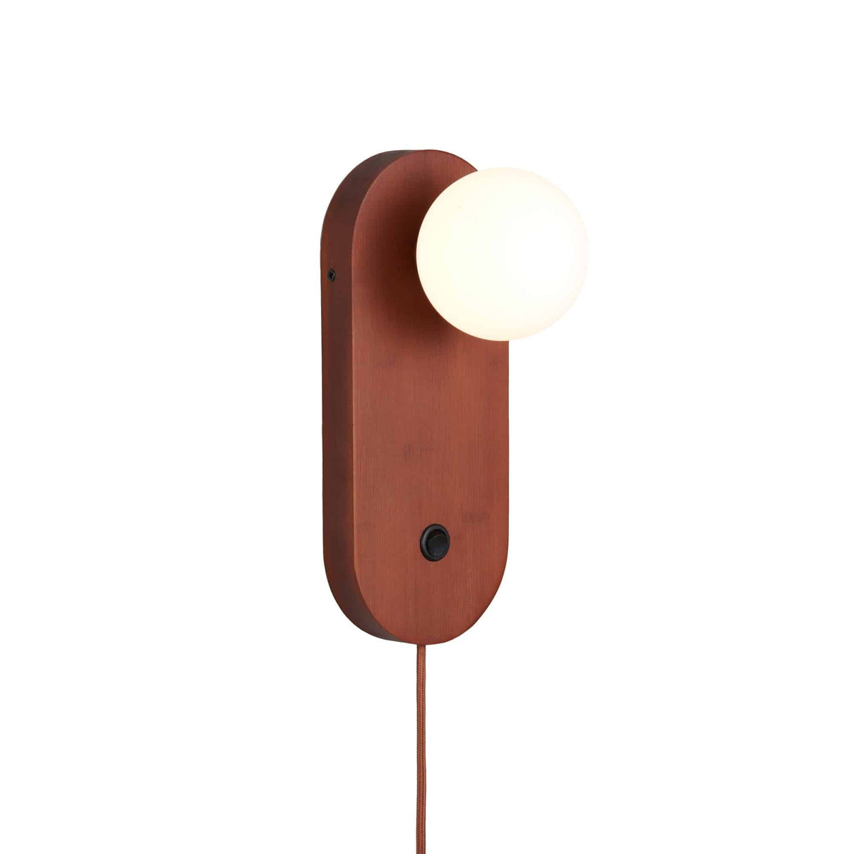 GOOD&MOJO wandlamp Java - bruin - Ø12.5cm