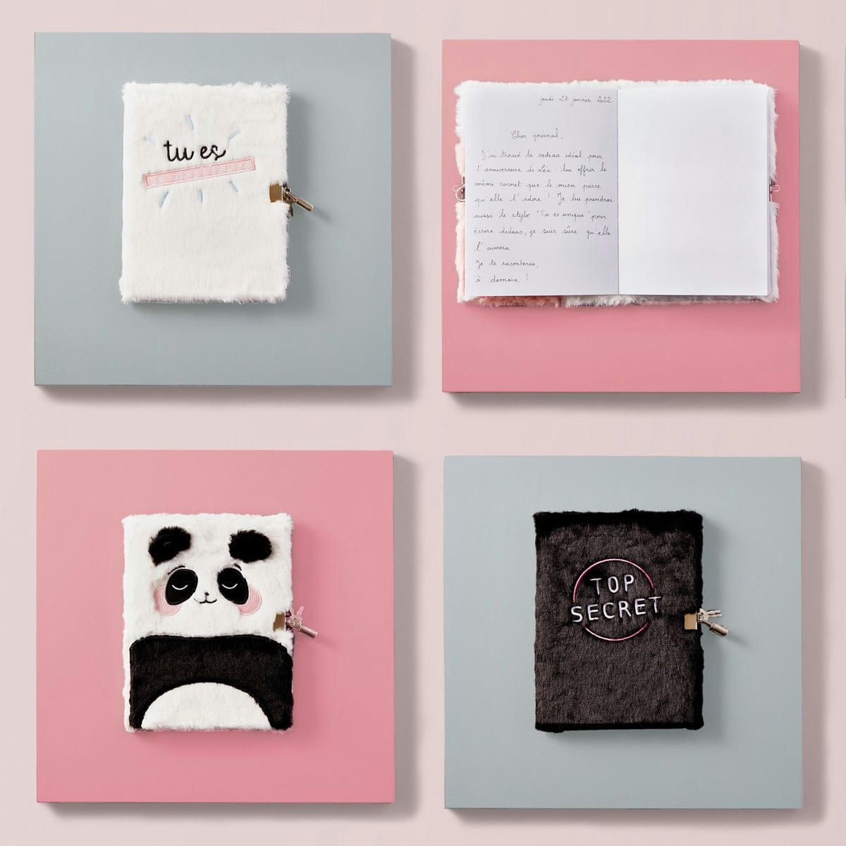 - Journal Intime Peluche Panda
