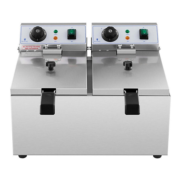 Friteuse electrique professionnelle restaurant 2 x Helloshop26