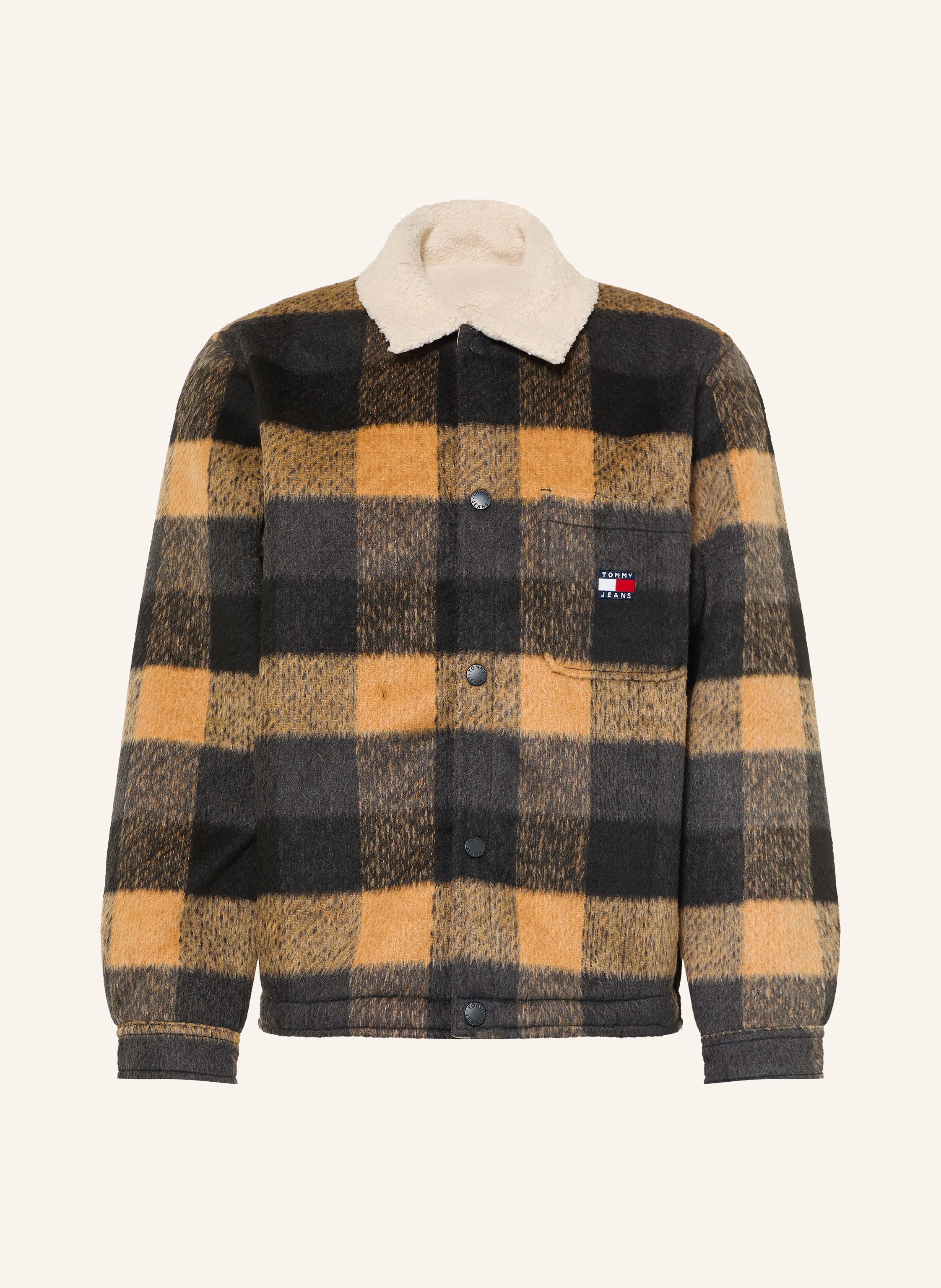 TOMMY JEANS Overjacket mit Teddyfell