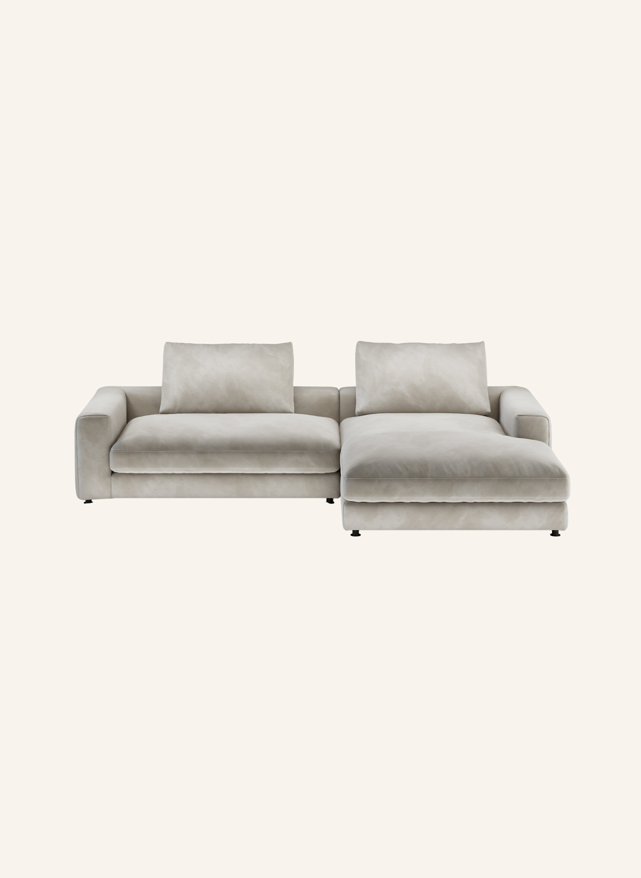 nydo Ecksofa XL MOSLER, rechts, Velours