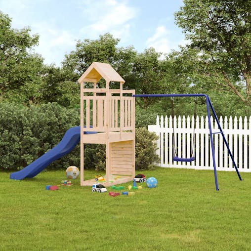 NNEVL Outdoor Playset Solid Wood Pine