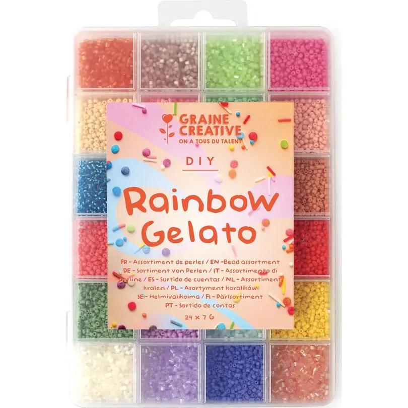 Bastelset 24er-Set Rainbow Gelato