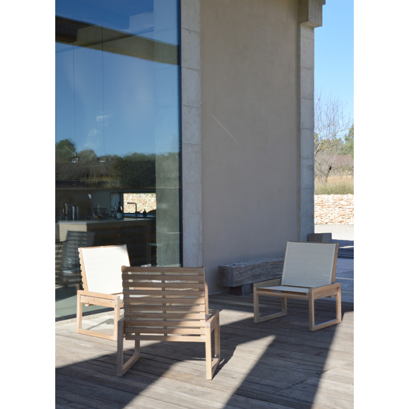 Salon de jardin modulable en acacia