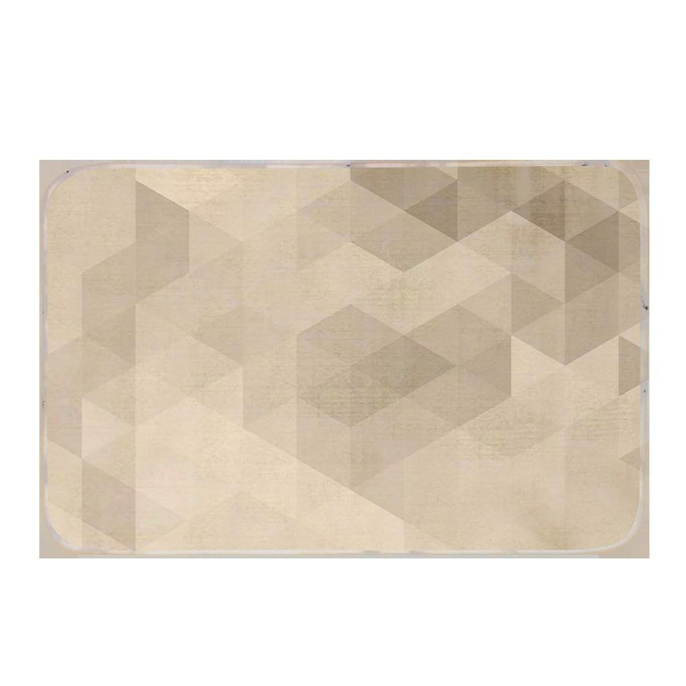 Dywanik mata 50x80 Kala beżowy geometryczny Home