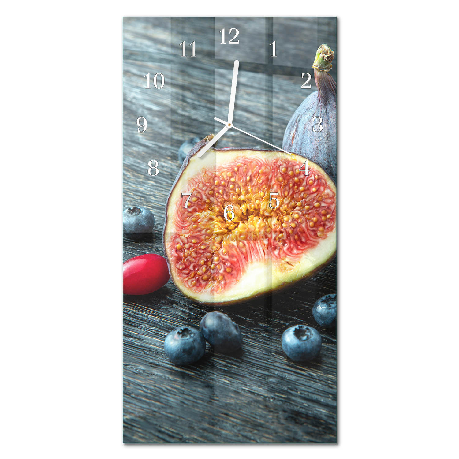 Zegar premium 30x60 Figa dekoracyjny na ścianę