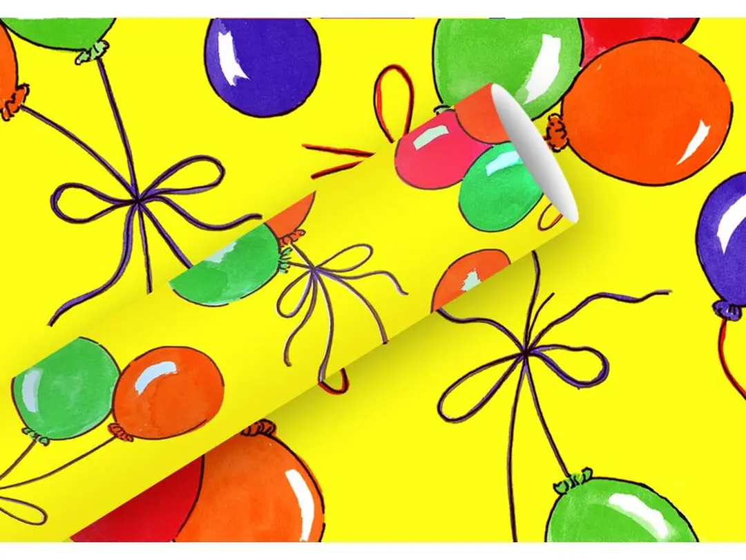 Geschenkpapier Luftballons