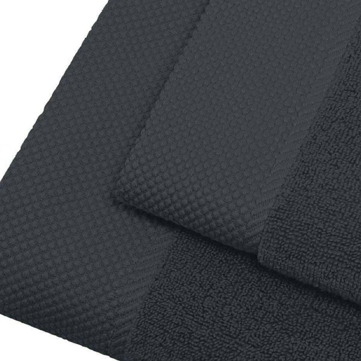 SENSOFT - Drap de bain zéro twist 560gr/m²  anthracite 70x140 cm