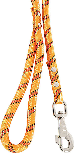 Laisse nylon corde 13mm L.1,20 m orange