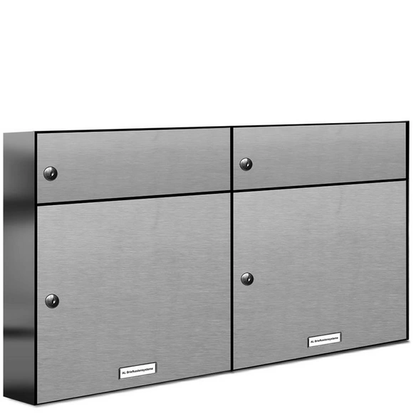 Briefkasten, Parteien: 2, BxHxT: 76,8 x 45,6 x 11,6 cm