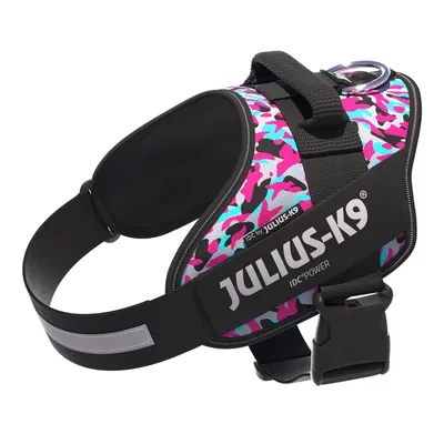 JULIUS-K9 IDC® Power Harness - Pink & Grey