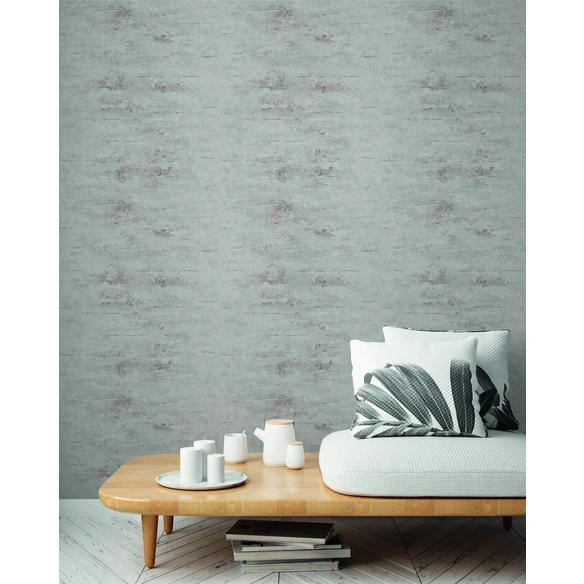Vliestapete, BxL: 53 x 1005 cm, grau/silberfarben