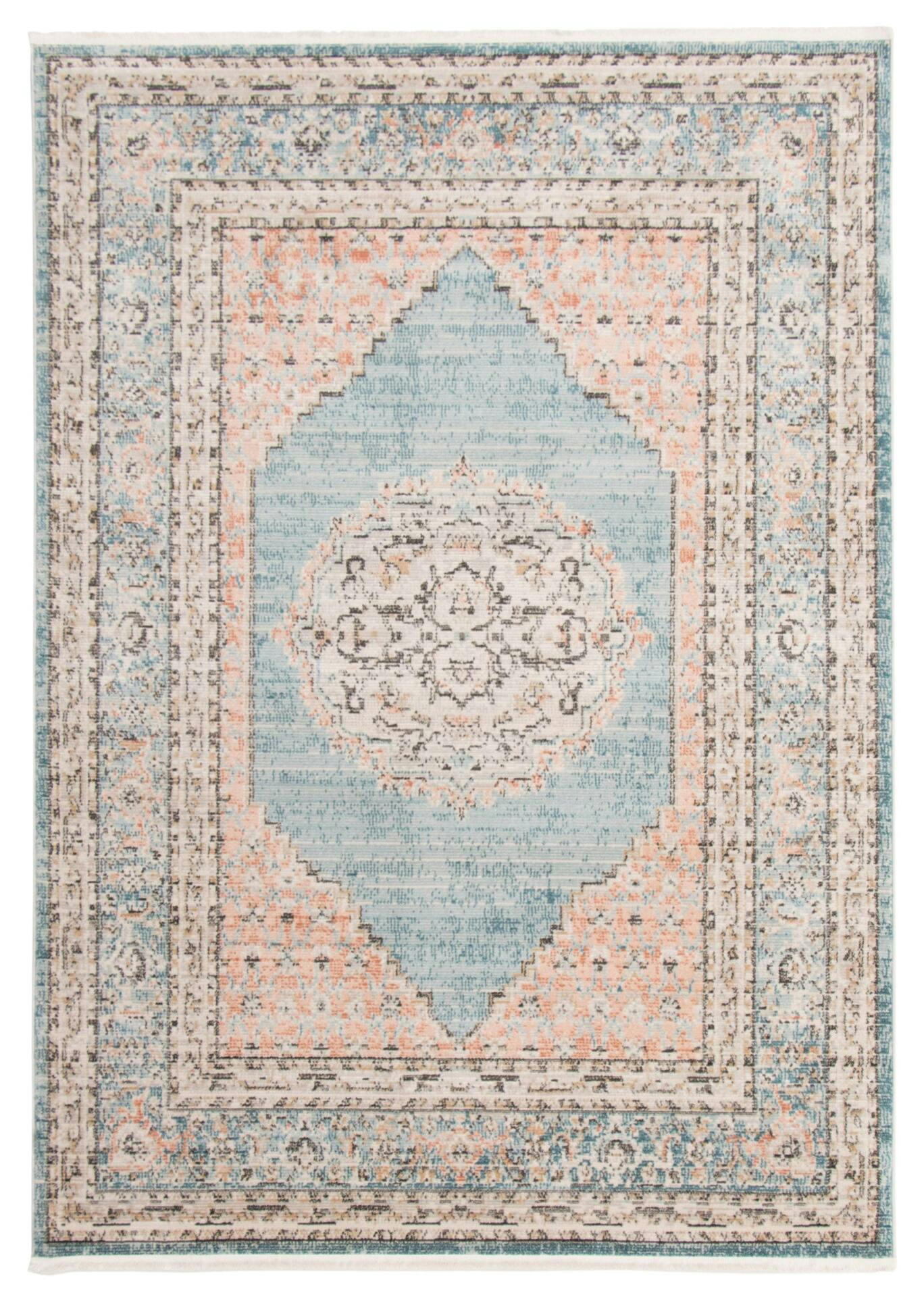 ECARPET Serena Indoor Area Rug, Blue, Assorted Sizes