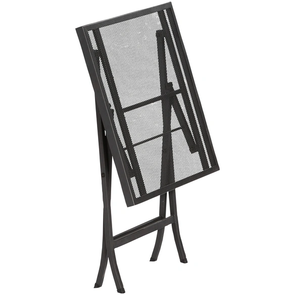 Klapptisch »Samos«, BxHxL: 60 x 71 x 60 cm, Tischplatte: Stahl