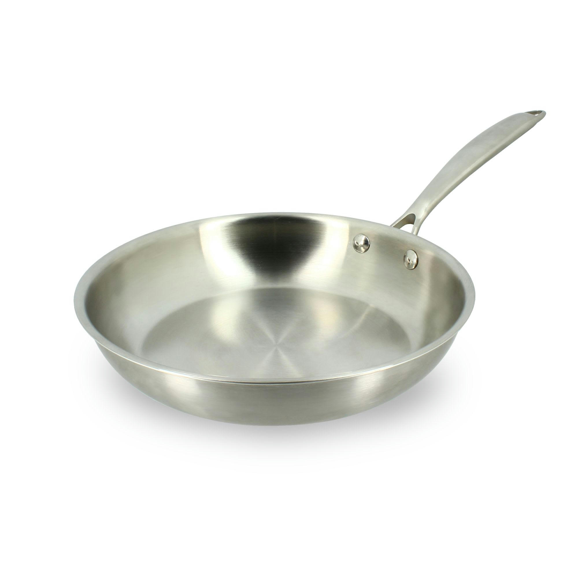 TRIPLY - Poêle en acier inoxydable Ø24cm - compatible induction
