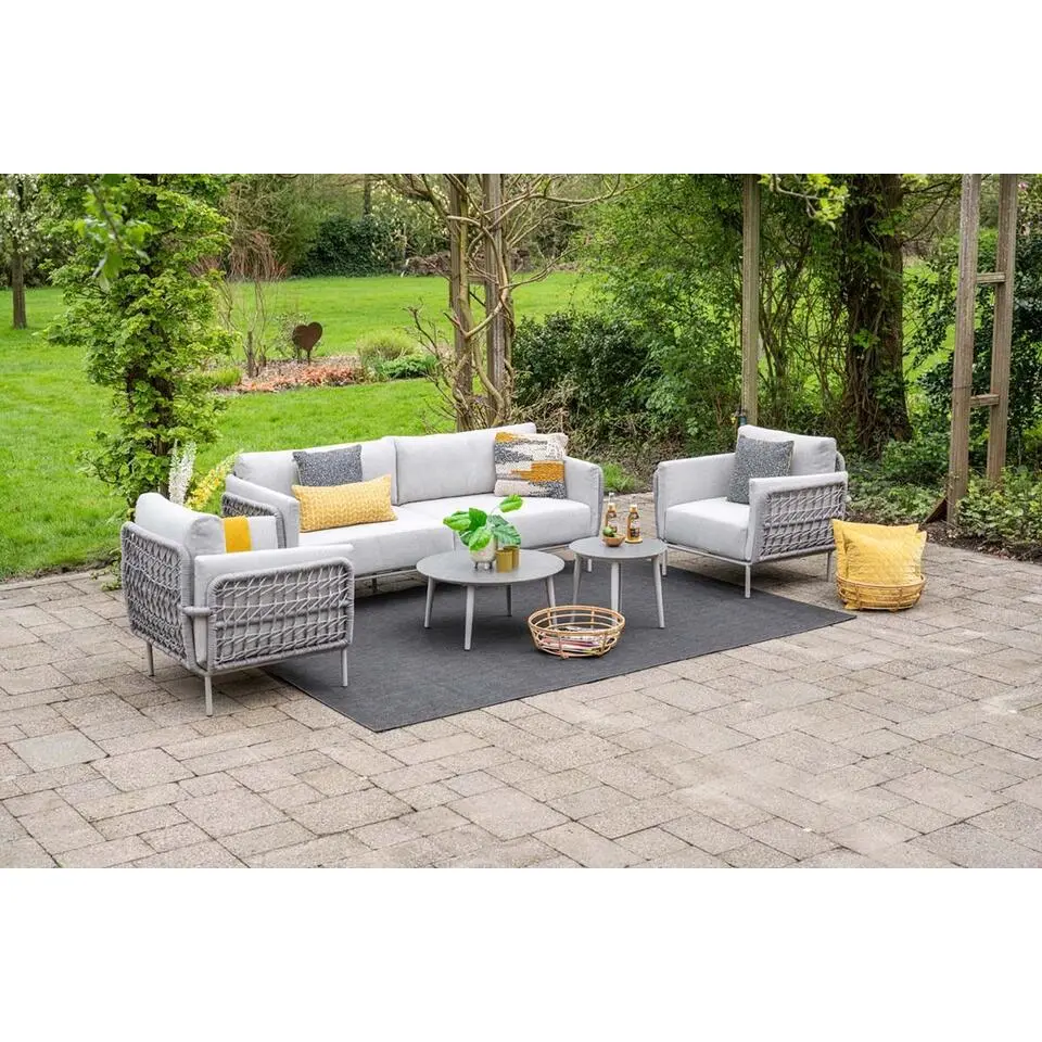 Cavallo loungeset - 5-dlg.- taupe - sand - valley sand - Centostone