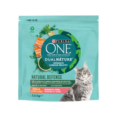 PURINA ONE Dual Nature Sterilised - Salmon with Spirulina