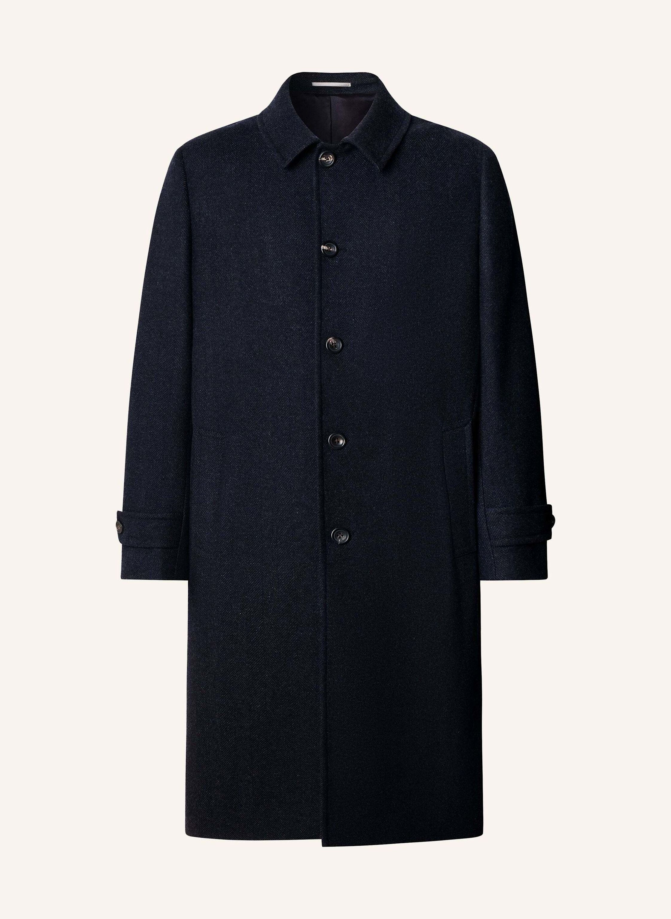 HACKETT LONDON Stehkragenmantel SR HBONE WL CASH COAT
