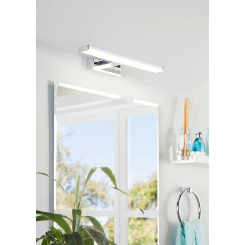 Applique LED pour miroir Pandella chrome 40 cm 7,4 W EGLO