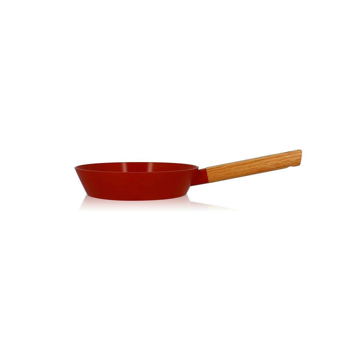 ECTOR - Poêle en aluminium/céramique paprika Ø20cm - compatible induction