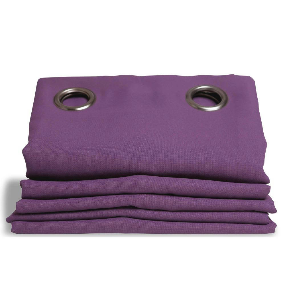 - Rideau occultant violet 140 x 260