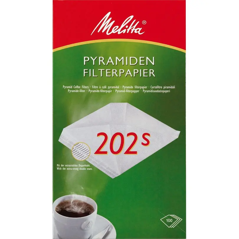 Kaffeefilter 100er-Set Pyramiden-Filter 202S