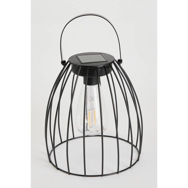 Habitat Warm White Solar Caged Pendant Light