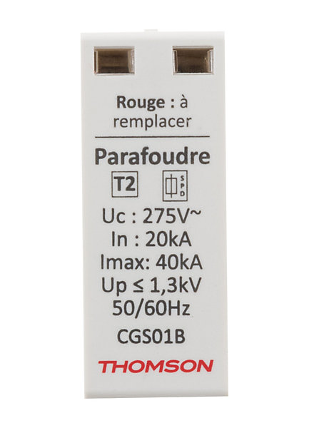Cartouche rechange parafoudre modulaire Thomson